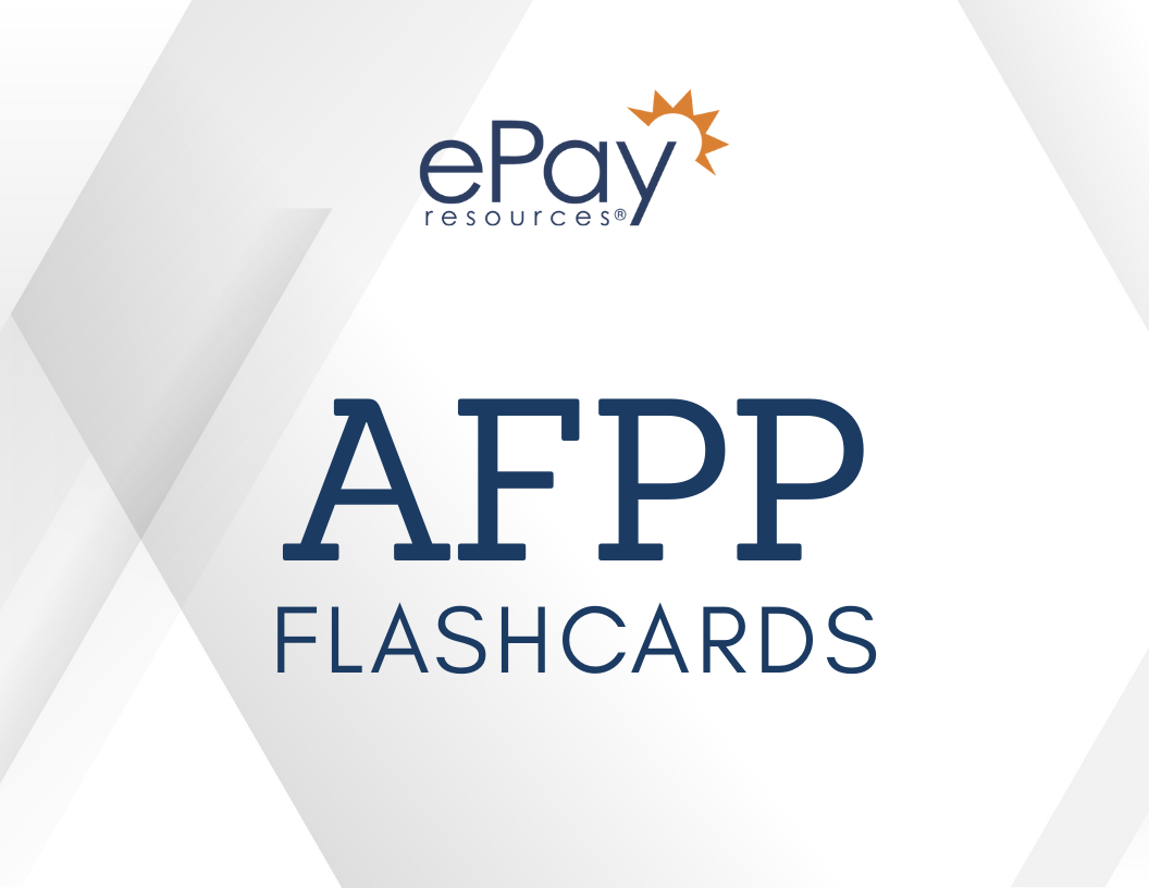 AFPP Flashcards (Electronic)